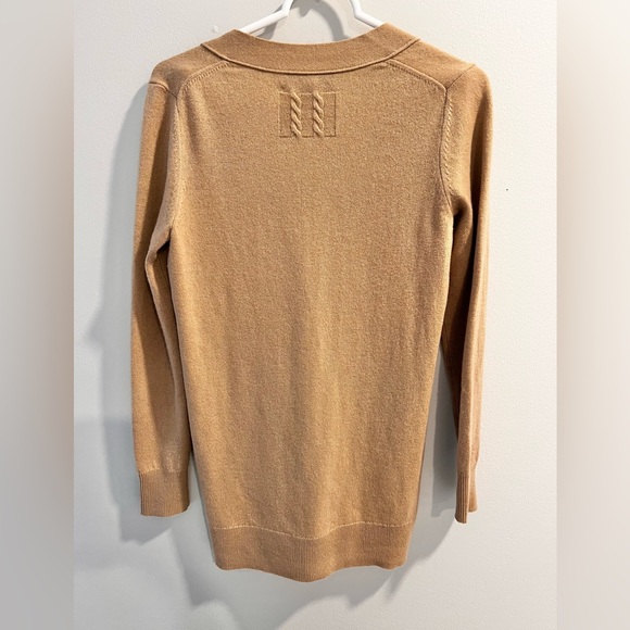 Nili Lotan Malory Camel 100% Cashmere Button Front Cardigan Size XS - Picture 6 of 7